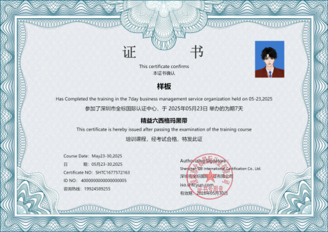六西格玛黑带